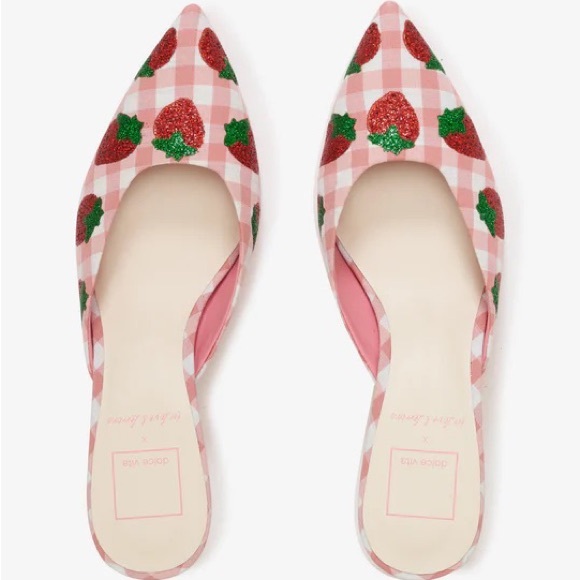 ISO In Search of Dolce Vita Strawberry Lilou Mules - Picture 2 of 2